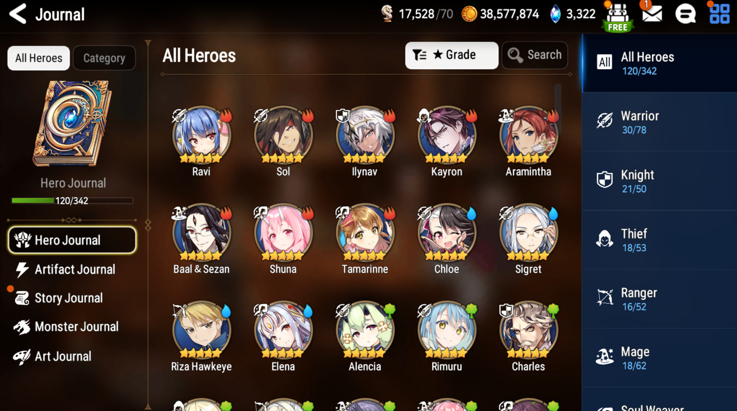 [GLOBAL][INSTANT] Epic 7 Seven Young Senya+artifact Fallen Cecilia Rimuru + ML pulls + Name Starter Account-Mobile Games Starter