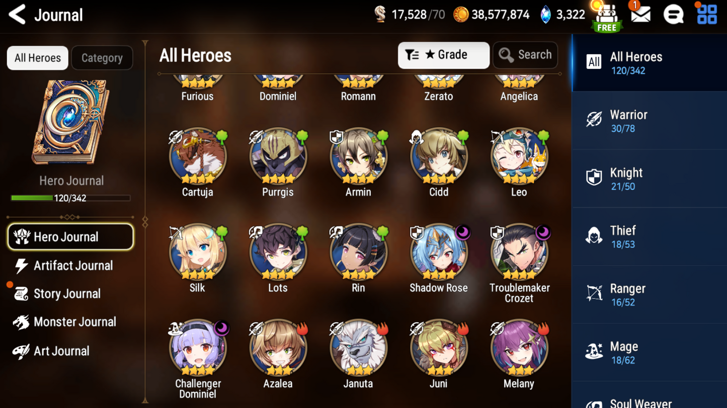 [GLOBAL][INSTANT] Epic 7 Seven Young Senya+artifact Fallen Cecilia Rimuru + ML pulls + Name Starter Account-Mobile Games Starter