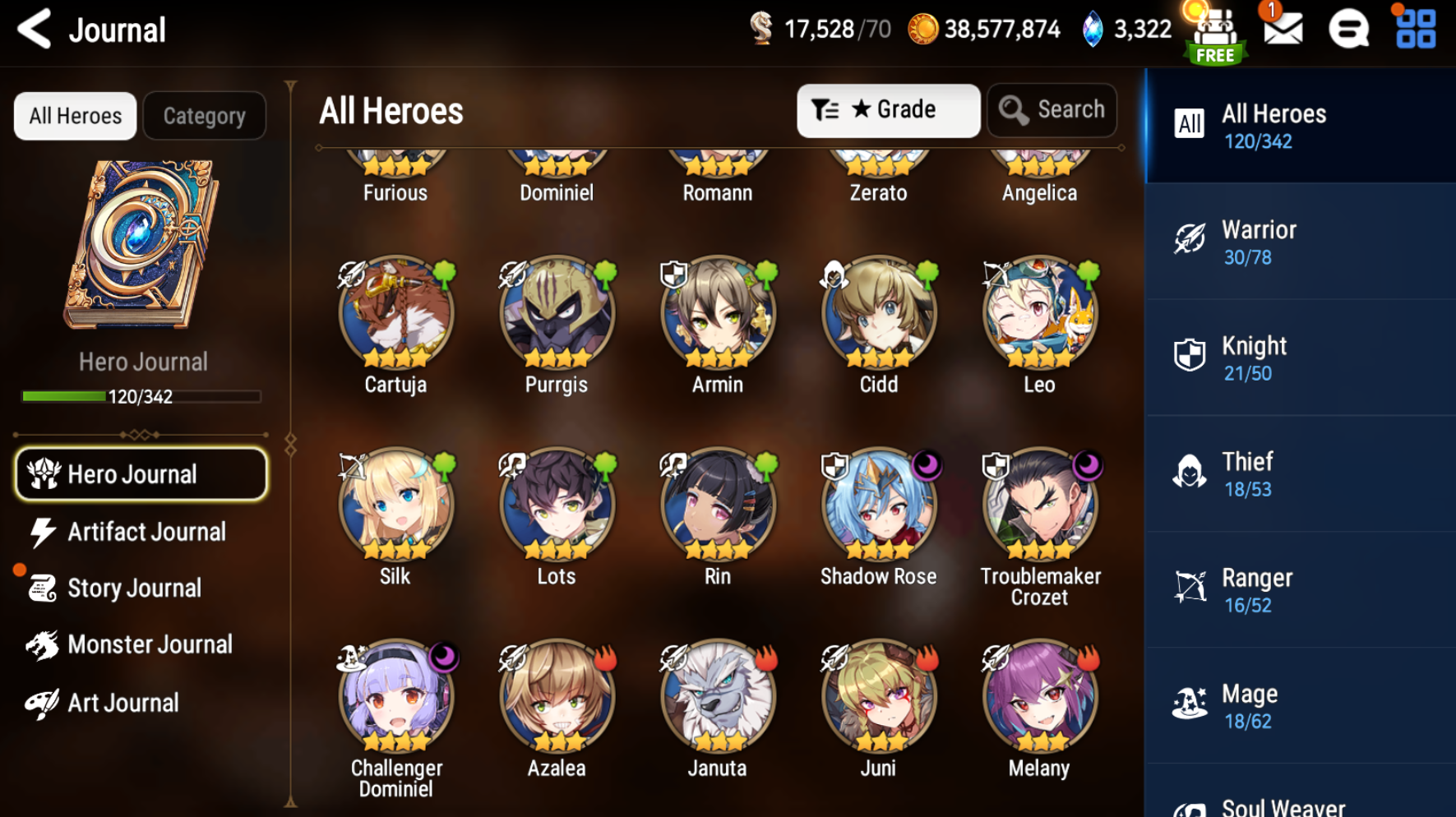 [GLOBAL][INSTANT] Epic 7 Seven Young Senya+artifact Fallen Cecilia Rimuru + ML pulls + Name Starter Account-Mobile Games Starter