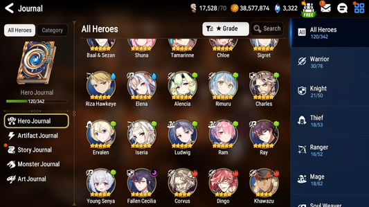 [GLOBAL][INSTANT] Epic 7 Seven Young Senya+artifact Fallen Cecilia Rimuru + ML pulls + Name Starter Account-Mobile Games Starter