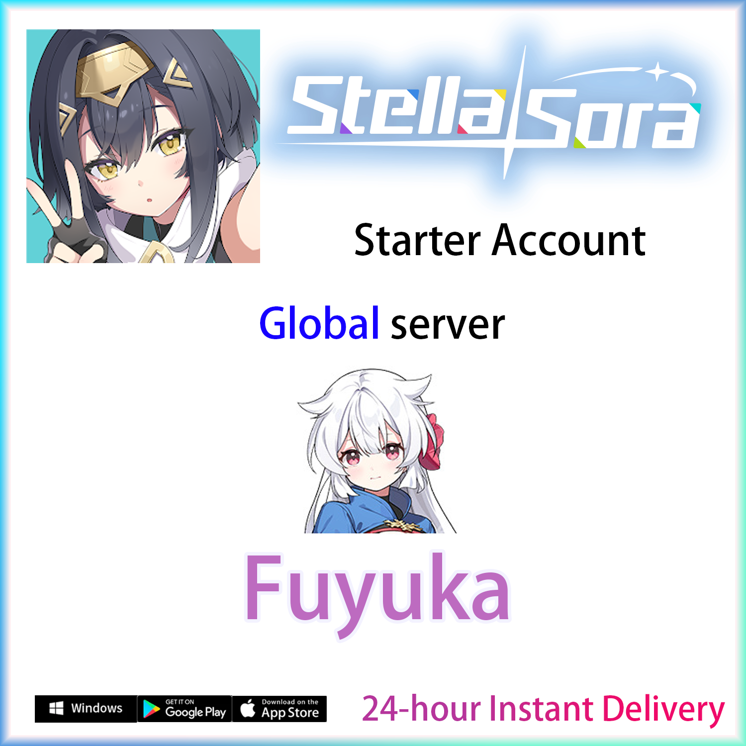 [GLOBAL][INSTANT] Fuyuka / Signature | Stella Sora Starter Account (see options)-Mobile Games Starter
