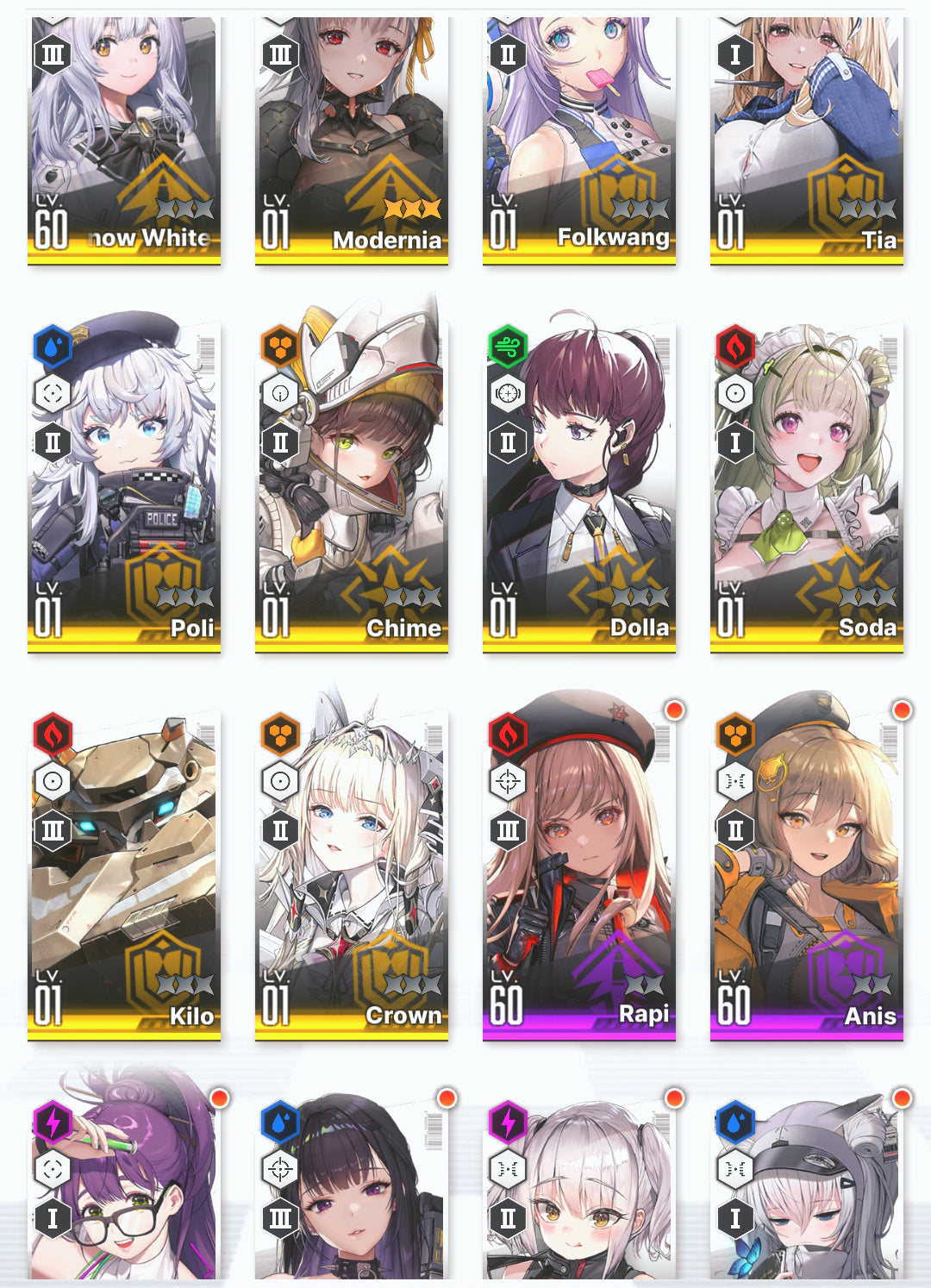 [GLOBAL][INSTANT] GODDESS OF VICTORY NIKKE 10SSR+Pity MLB 4X Modernia+Crown+Tia+Soda+Dolla+ starter account-Mobile Games Starter