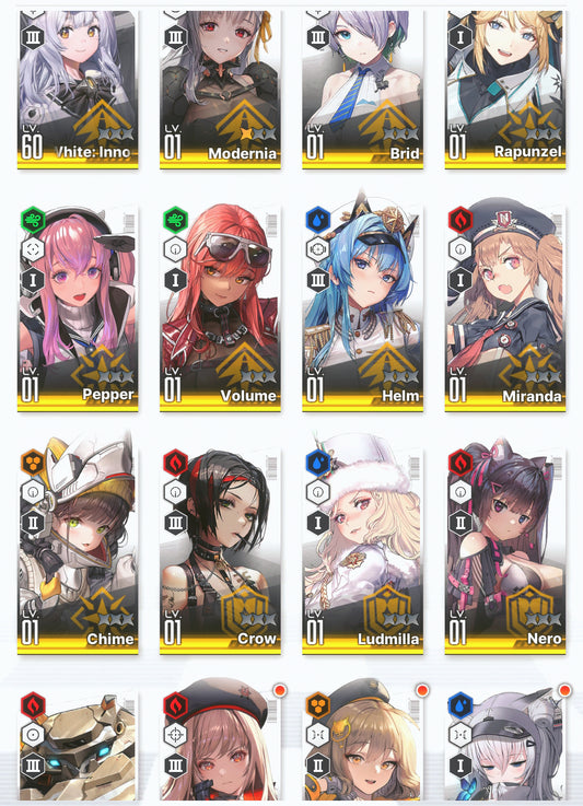 [GLOBAL][INSTANT] GODDESS OF VICTORY NIKKE 13SSR+Pity 2 Modernia+Volume+Rapunzel+Helm++ starter account-Mobile Games Starter