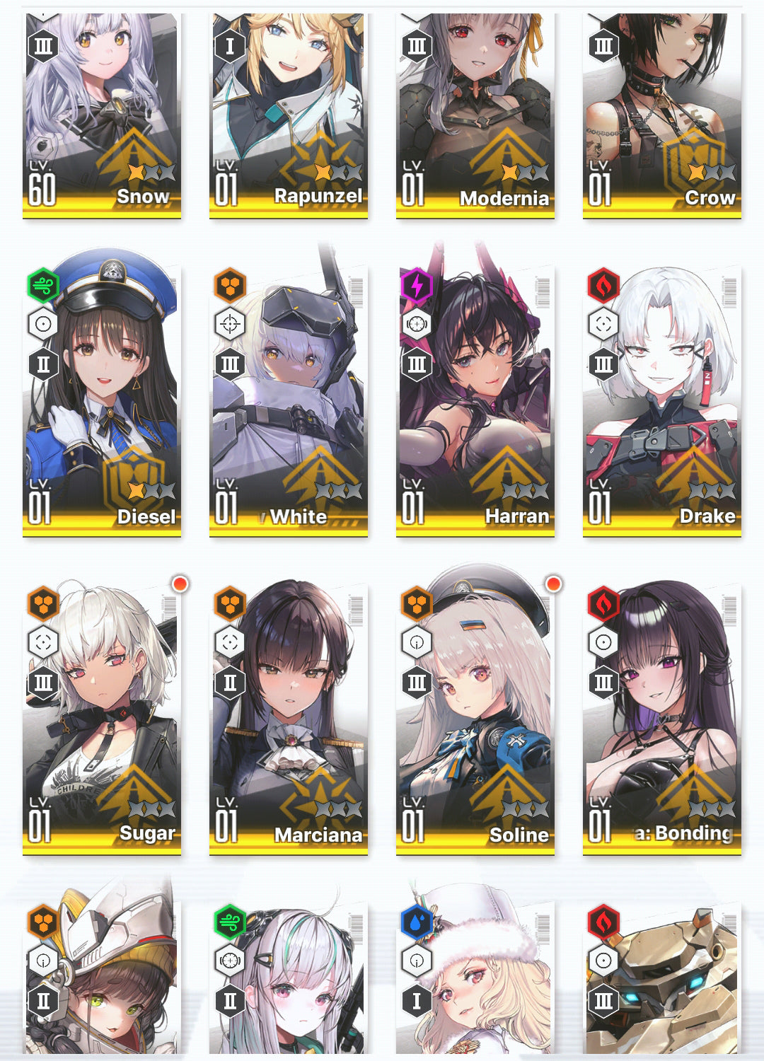 [GLOBAL][INSTANT] GODDESS OF VICTORY NIKKE 16SSR+Pity 2 Modernia+Harran+Mihara+Rapunzel+Snow White++ starter account-Mobile Games Starter