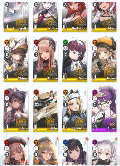 [GLOBAL][INSTANT] GODDESS OF VICTORY NIKKE 19SSR Scarlet+Red Hood+Skin+Cinderella+Grave+Viper+Ade+Bay++ starter account-Mobile Games Starter