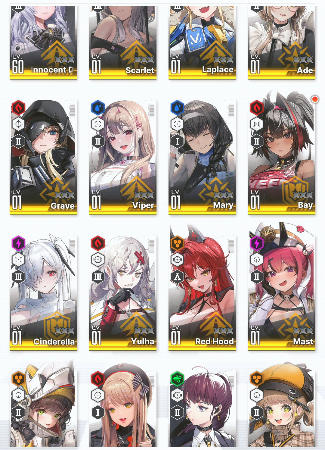 [GLOBAL][INSTANT] GODDESS OF VICTORY NIKKE 19SSR Scarlet+Red Hood+Skin+Cinderella+Grave+Viper+Ade+Bay++ starter account-Mobile Games Starter