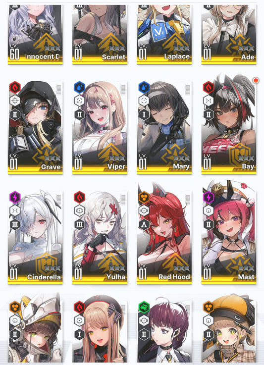 [GLOBAL][INSTANT] GODDESS OF VICTORY NIKKE 19SSR Scarlet+Red Hood+Skin+Cinderella+Grave+Viper+Ade+Bay++ starter account-Mobile Games Starter