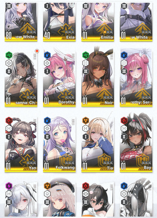[GLOBAL][INSTANT] GODDESS OF VICTORY NIKKE 22SSR Emilia+Rem+skin+Ram+Cinderella+Limited Dorothy: Serendipity+Dorothy+Rosanna: Chic Ocean+Noir+Yan+Tia+Soda+ starter account Re:Zero-Mobile Games Starter