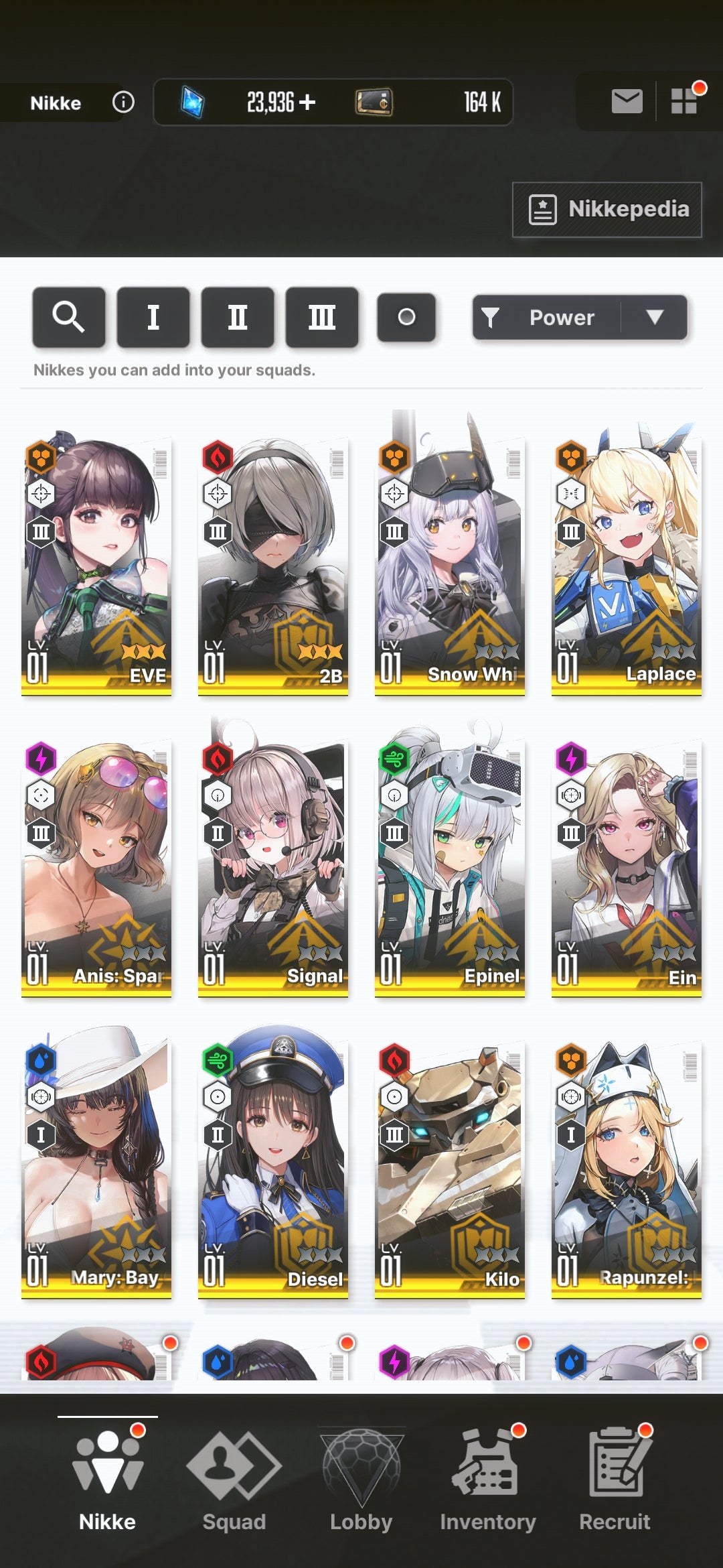 [GLOBAL][INSTANT] MLB 4X 2B A2 + 3 Skins | GODDESS OF VICTORY NIKKE Nier starter account Max Limit Break (see options)-Mobile Games Starter