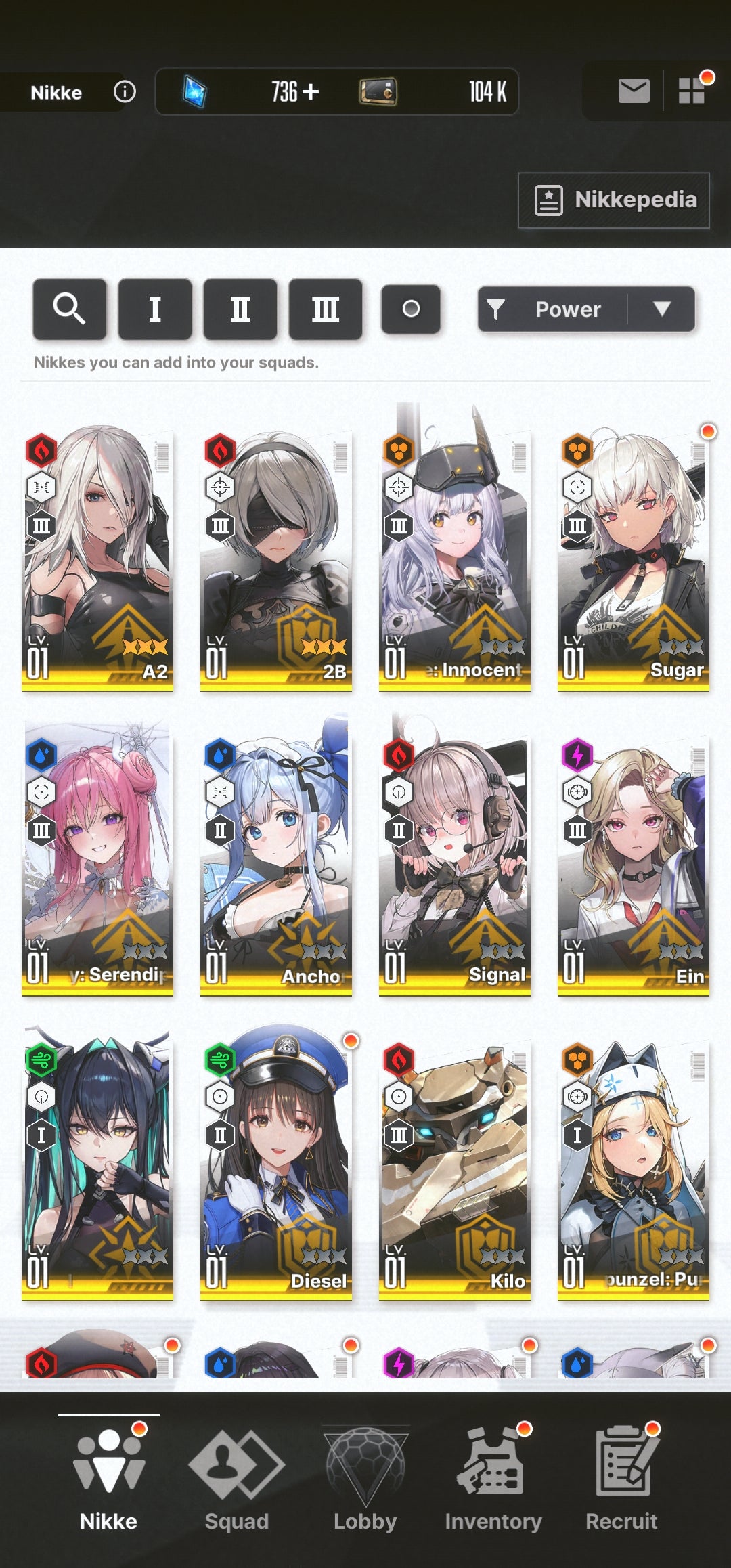 [GLOBAL][INSTANT] MLB 4X 2B A2 + 3 Skins | GODDESS OF VICTORY NIKKE Nier starter account Max Limit Break (see options)-Mobile Games Starter
