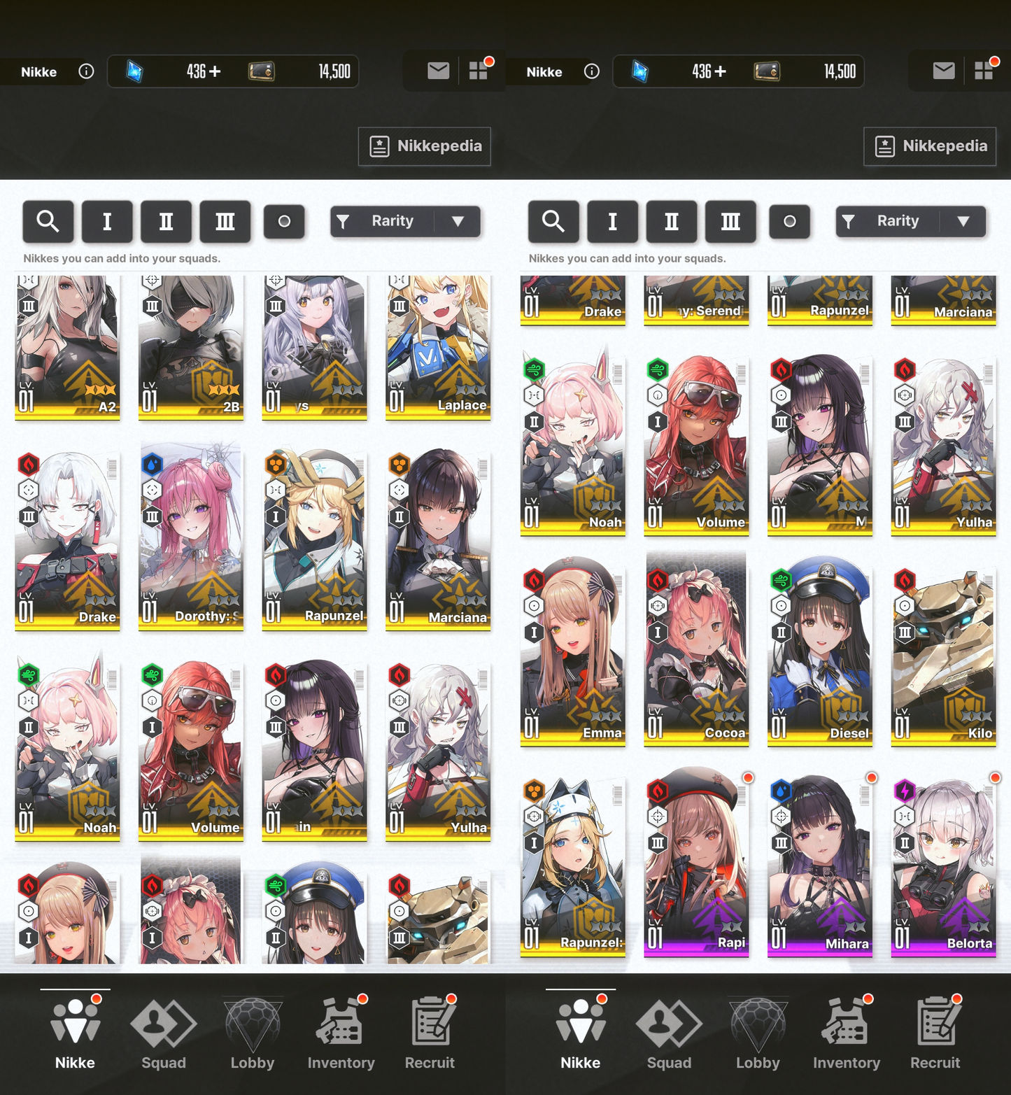 [GLOBAL][INSTANT] MLB 4X 2B A2 + 3 Skins | GODDESS OF VICTORY NIKKE Nier starter account Max Limit Break (see options)-Mobile Games Starter