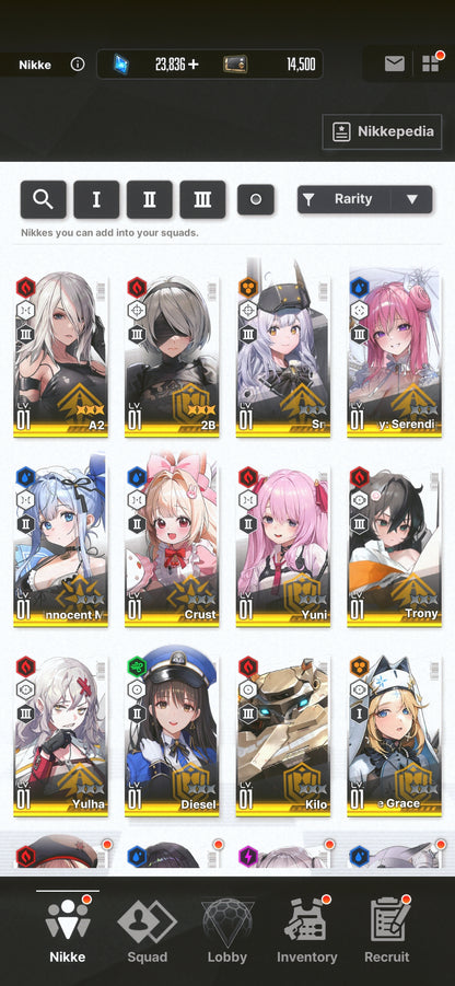 [GLOBAL][INSTANT] MLB 4X 2B A2 + 3 Skins | GODDESS OF VICTORY NIKKE Nier starter account Max Limit Break (see options)-Mobile Games Starter