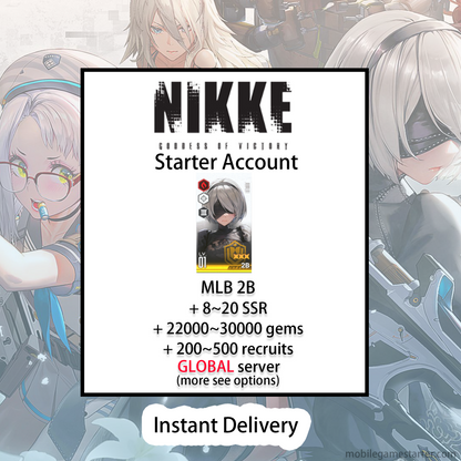 [GLOBAL][INSTANT] MLB 4X 2B + Skin | GODDESS OF VICTORY NIKKE Nier starter account Max Limit Break (see options)-Mobile Games Starter