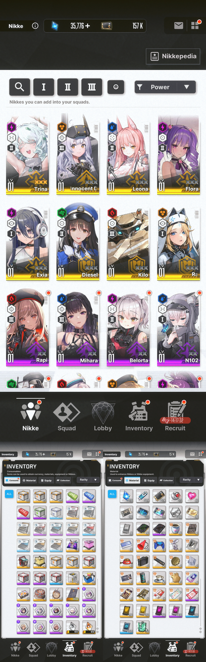 [GLOBAL][INSTANT] MLB 4X Bready / Trina GODDESS OF VICTORY NIKKE starter account (see options)-Mobile Games Starter