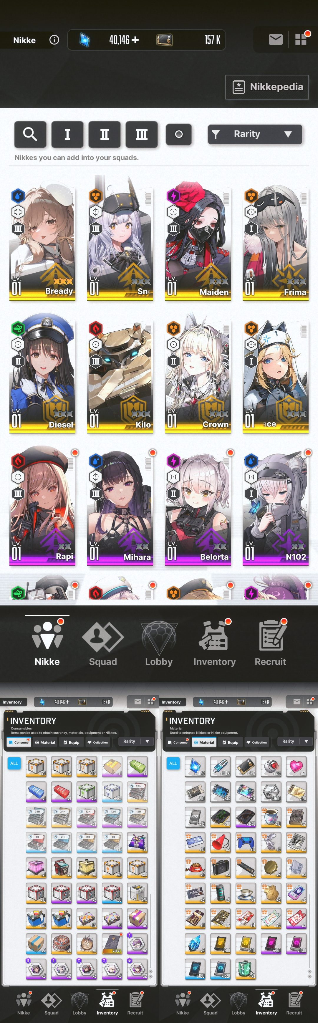 [GLOBAL][INSTANT] MLB 4X Bready / Trina GODDESS OF VICTORY NIKKE starter account (see options)-Mobile Games Starter