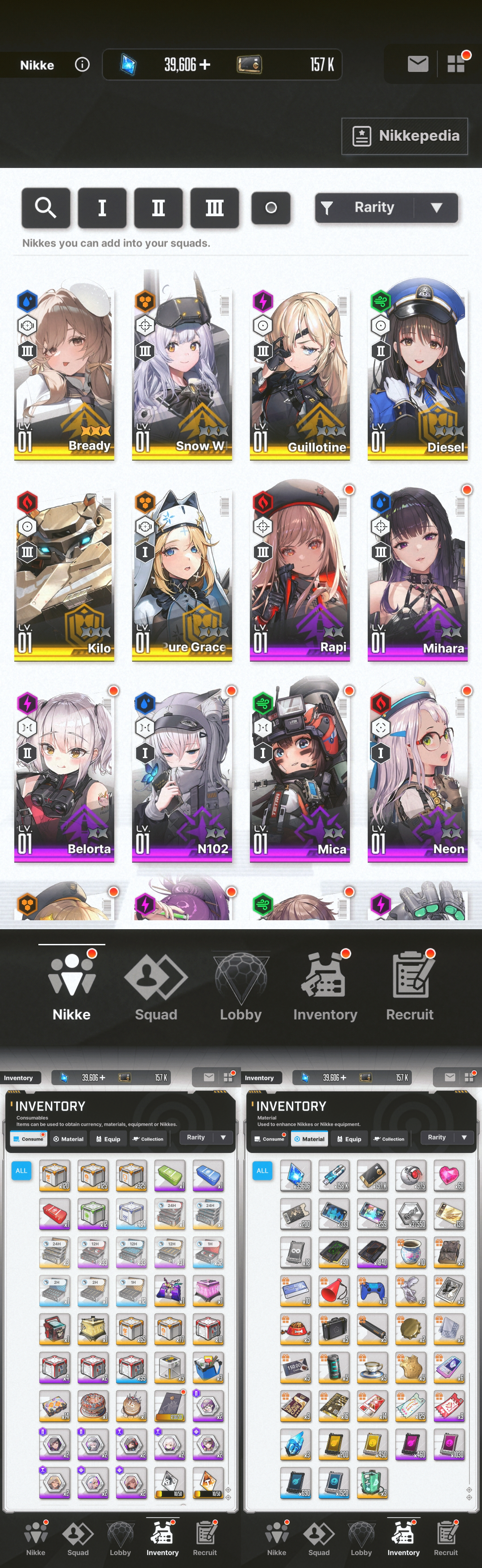[GLOBAL][INSTANT] MLB 4X Bready / Trina GODDESS OF VICTORY NIKKE starter account (see options)-Mobile Games Starter