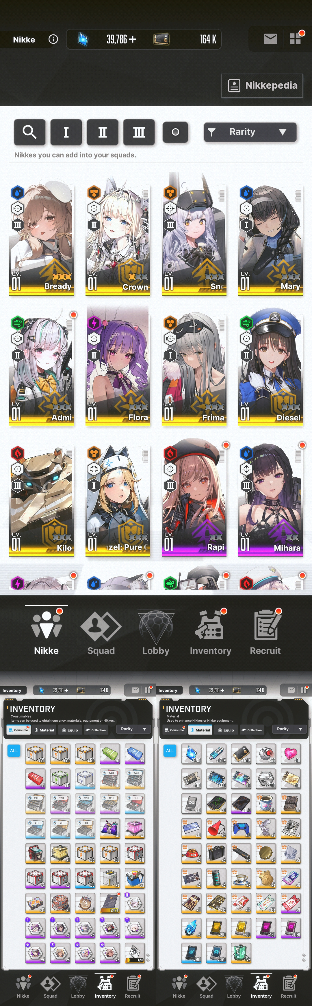[GLOBAL][INSTANT] MLB 4X Bready / Trina GODDESS OF VICTORY NIKKE starter account (see options)-Mobile Games Starter