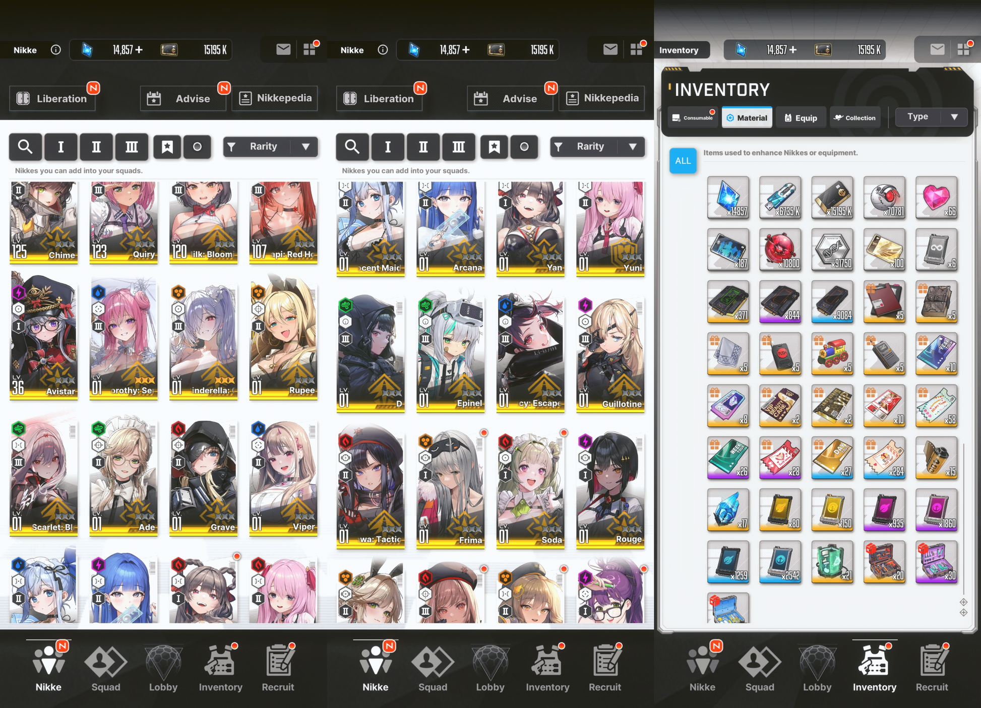 [GLOBAL][INSTANT] MLB 4X Cinderella: Crystal Wave / Dorothy / Marciana: Marine Study + SSRs + 0~50000 Gems | GODDESS OF VICTORY NIKKE starter account Max Limit Break (see options)-Mobile Games Starter