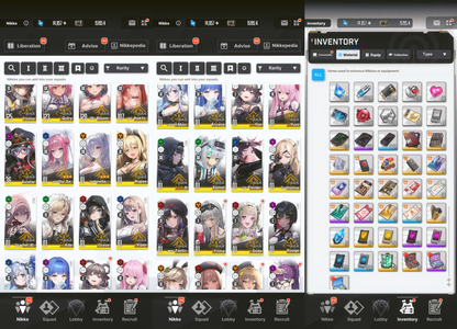 [GLOBAL][INSTANT] MLB 4X Cinderella: Crystal Wave / Dorothy / Marciana: Marine Study + SSRs + 0~50000 Gems | GODDESS OF VICTORY NIKKE starter account Max Limit Break (see options)-Mobile Games Starter