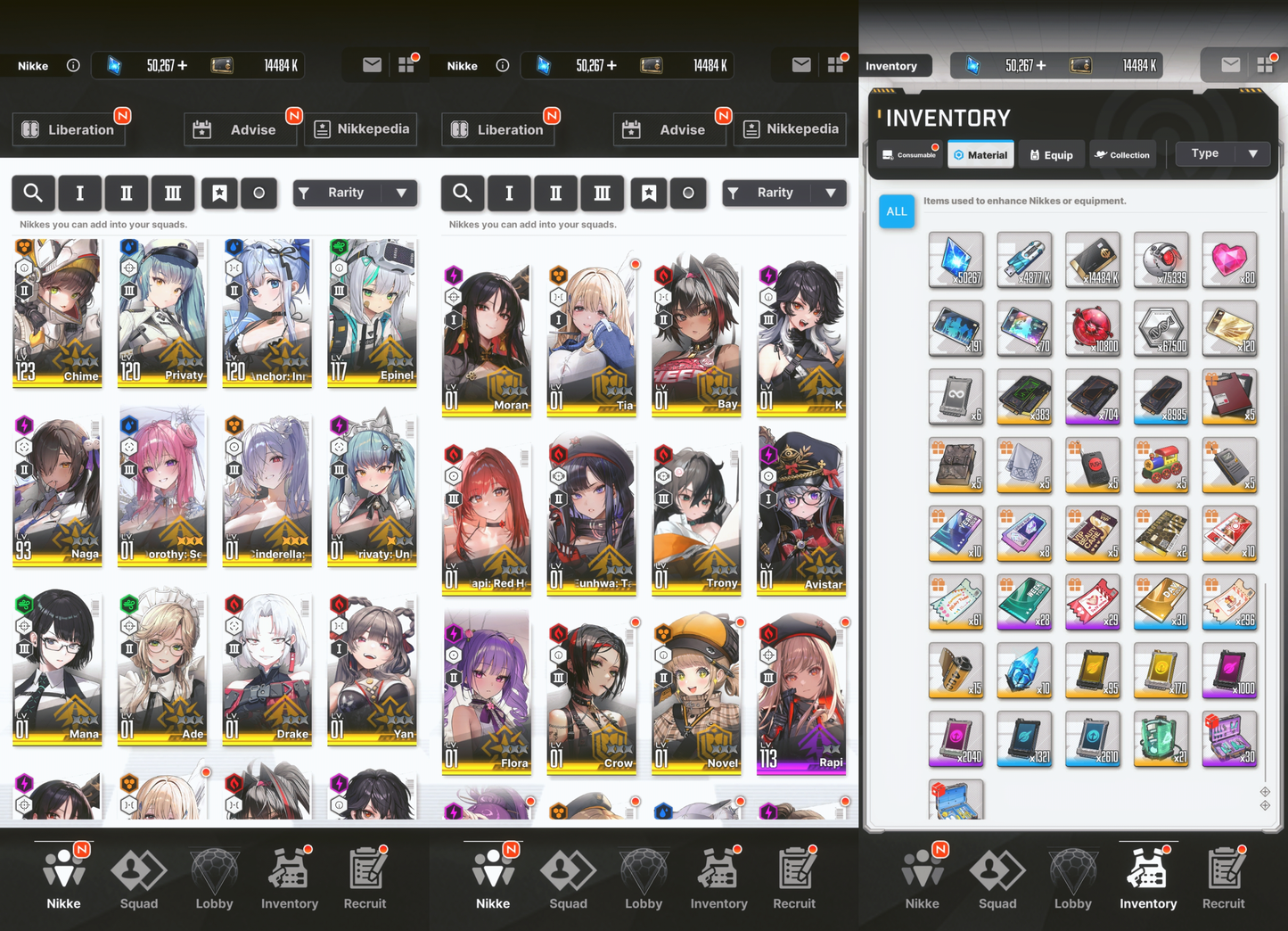 [GLOBAL][INSTANT] MLB 4X Cinderella: Crystal Wave / Dorothy / Marciana: Marine Study + SSRs + 0~50000 Gems | GODDESS OF VICTORY NIKKE starter account Max Limit Break (see options)-Mobile Games Starter