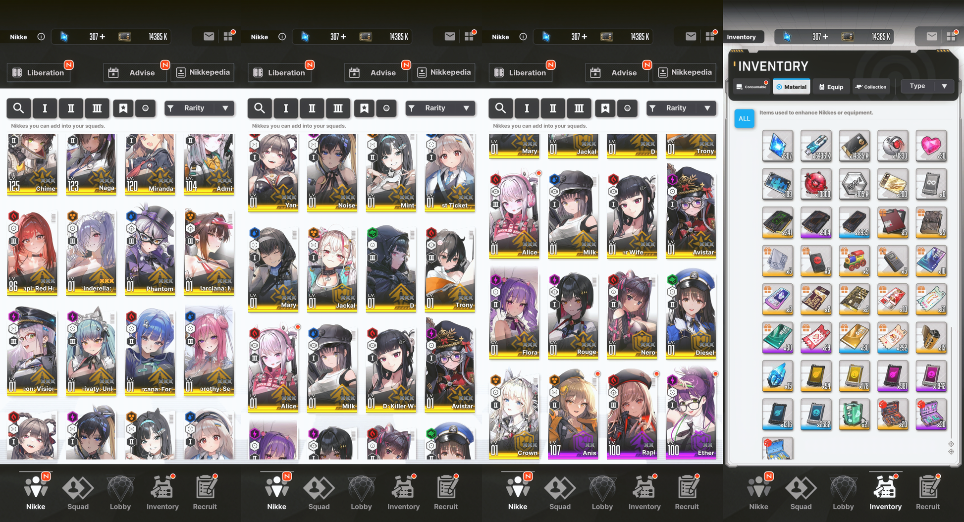 [GLOBAL][INSTANT] MLB 4X Cinderella: Crystal Wave / Dorothy / Marciana: Marine Study + SSRs + 0~50000 Gems | GODDESS OF VICTORY NIKKE starter account Max Limit Break (see options)-Mobile Games Starter