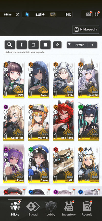 [GLOBAL][INSTANT] MLB 4X Eve + 4X Raven | GODDESS OF VICTORY NIKKE Stellar Blade starter account Max Limit Break (see options)-Mobile Games Starter