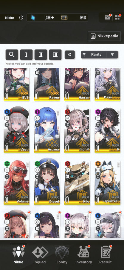 [GLOBAL][INSTANT] MLB 4X Eve + 4X Raven | GODDESS OF VICTORY NIKKE Stellar Blade starter account Max Limit Break (see options)-Mobile Games Starter