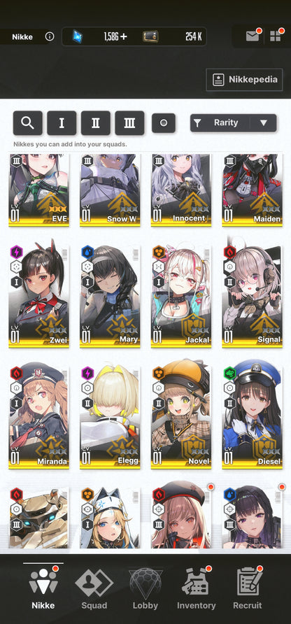 [GLOBAL][INSTANT] MLB 4X Eve + 4X Raven | GODDESS OF VICTORY NIKKE Stellar Blade starter account Max Limit Break (see options)-Mobile Games Starter