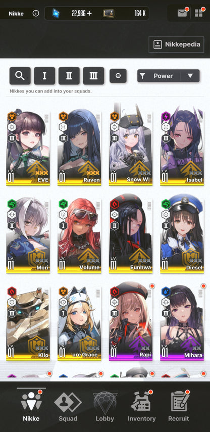 [GLOBAL][INSTANT] MLB 4X Eve + 4X Raven | GODDESS OF VICTORY NIKKE Stellar Blade starter account Max Limit Break (see options)-Mobile Games Starter