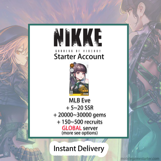 [GLOBAL][INSTANT] MLB 4X Eve | GODDESS OF VICTORY NIKKE Stellar Blade starter account (see options)-Mobile Games Starter