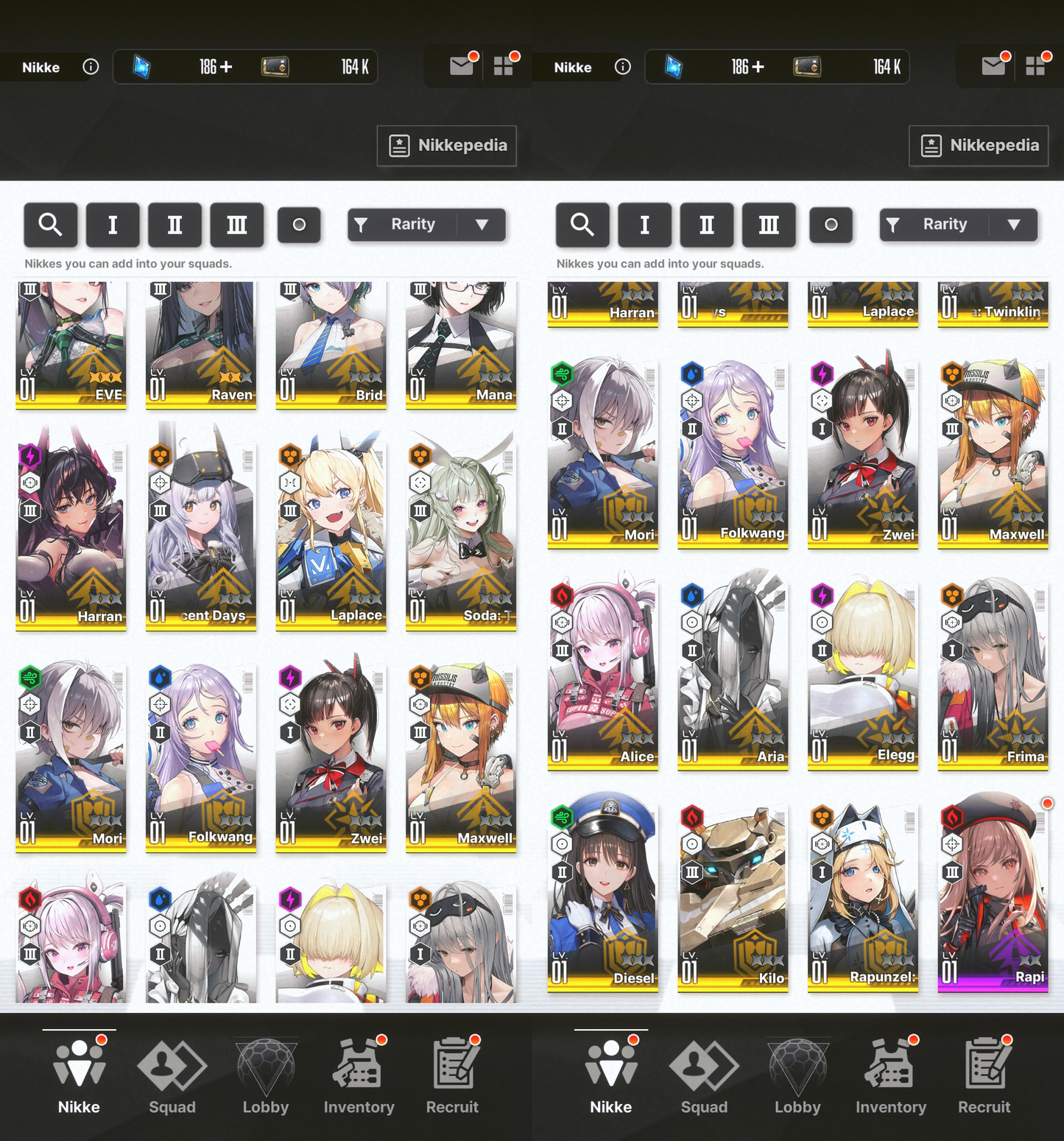 [GLOBAL][INSTANT] MLB 4X Eve + 4X Raven | GODDESS OF VICTORY NIKKE Stellar Blade starter account Max Limit Break (see options)-Mobile Games Starter