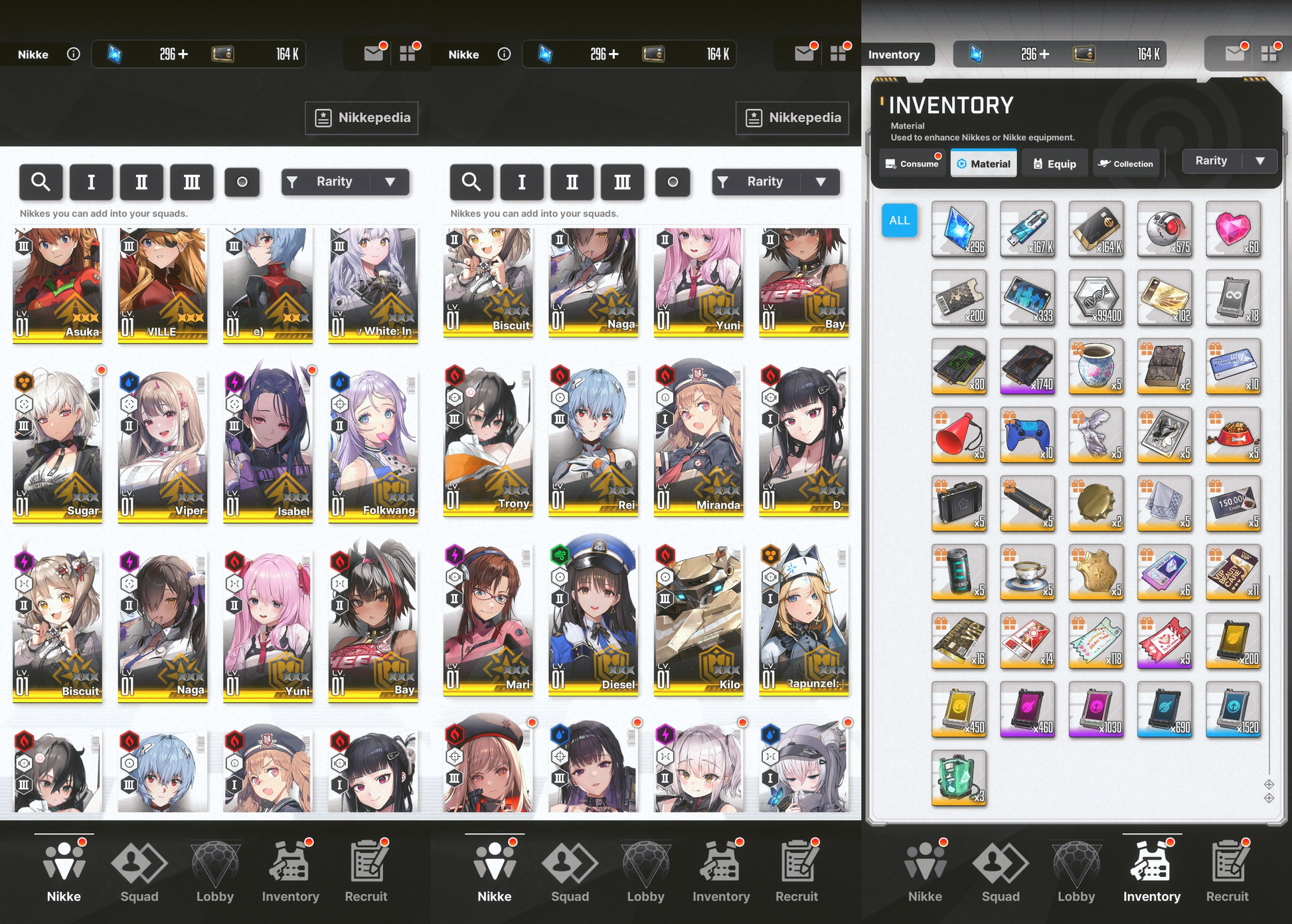 [GLOBAL][INSTANT] MLB 4X MLB Asuka Wille Rei Mari + Skins GODDESS OF VICTORY NIKKE EVANGELION starter account (see options)-Mobile Games Starter
