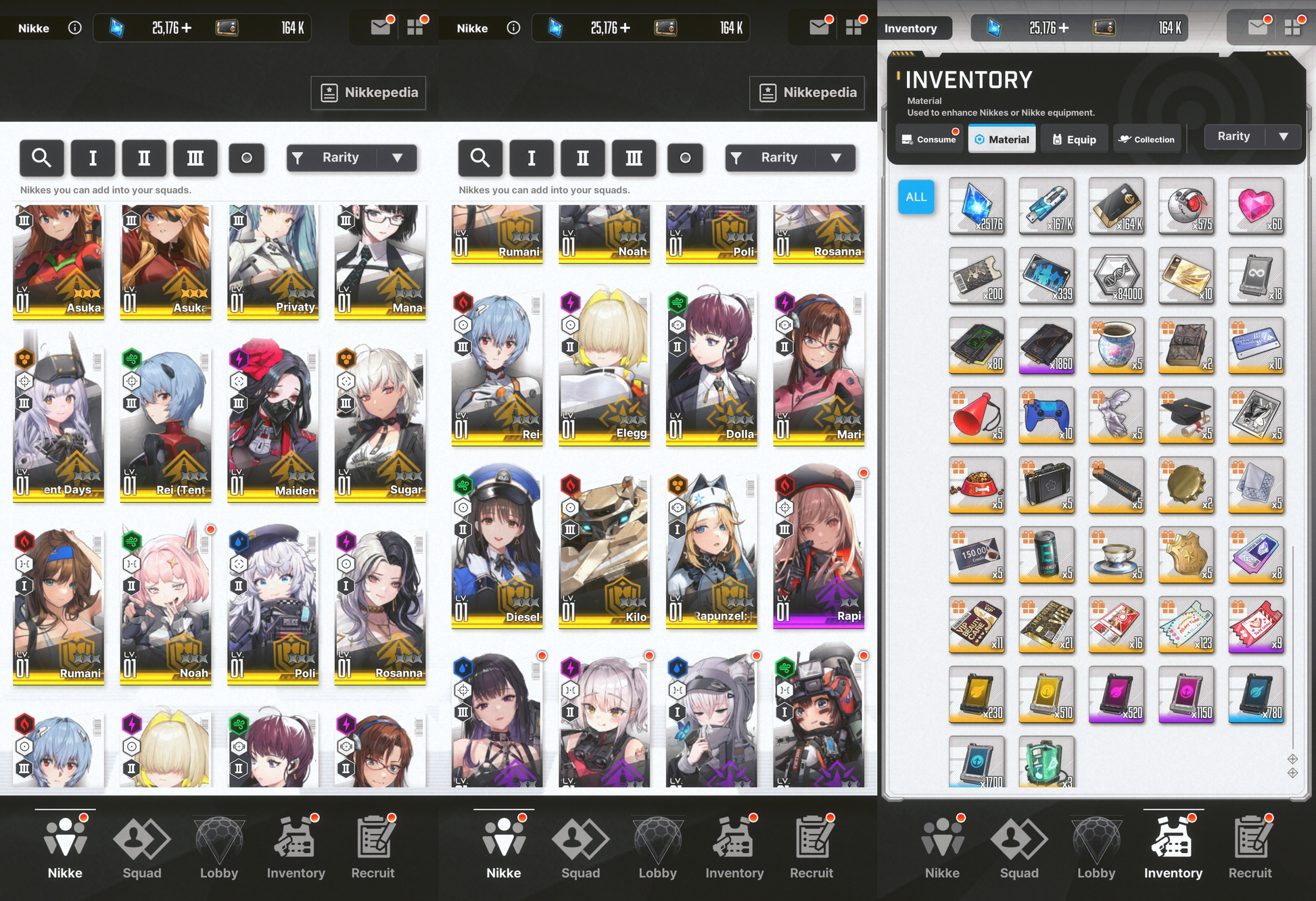 [GLOBAL][INSTANT] MLB 4X MLB Asuka Wille Rei Mari + Skins GODDESS OF VICTORY NIKKE EVANGELION starter account (see options)-Mobile Games Starter