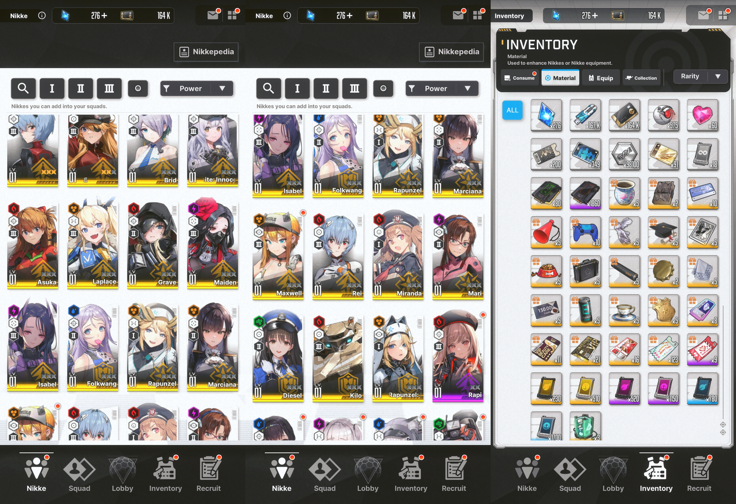 [GLOBAL][INSTANT] MLB 4X MLB Asuka Wille Rei Mari + Skins GODDESS OF VICTORY NIKKE EVANGELION starter account (see options)-Mobile Games Starter