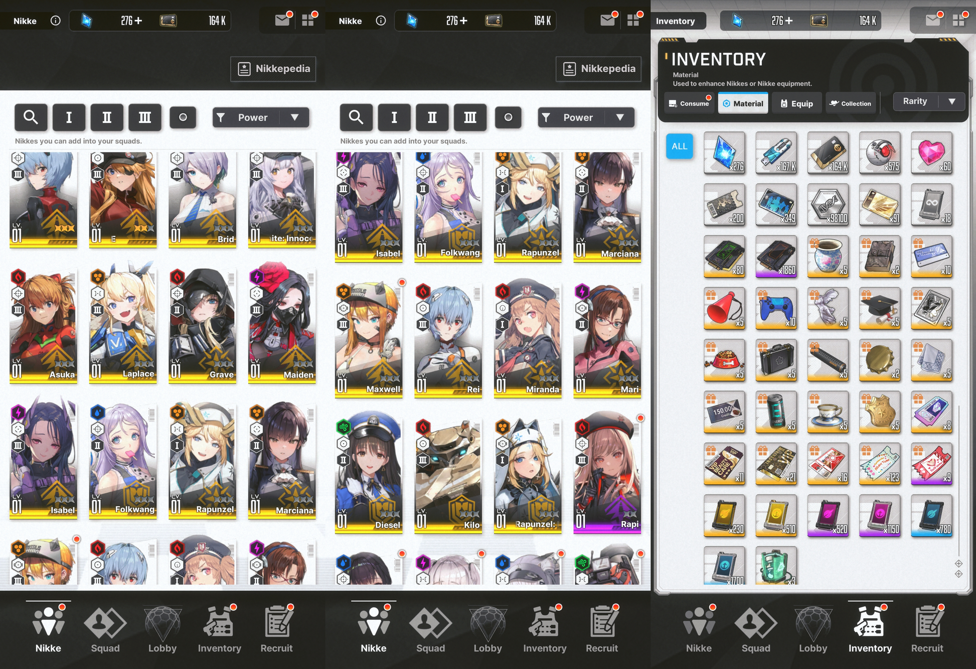 [GLOBAL][INSTANT] MLB 4X MLB Asuka Wille Rei Mari + Skins GODDESS OF VICTORY NIKKE EVANGELION starter account (see options)-Mobile Games Starter