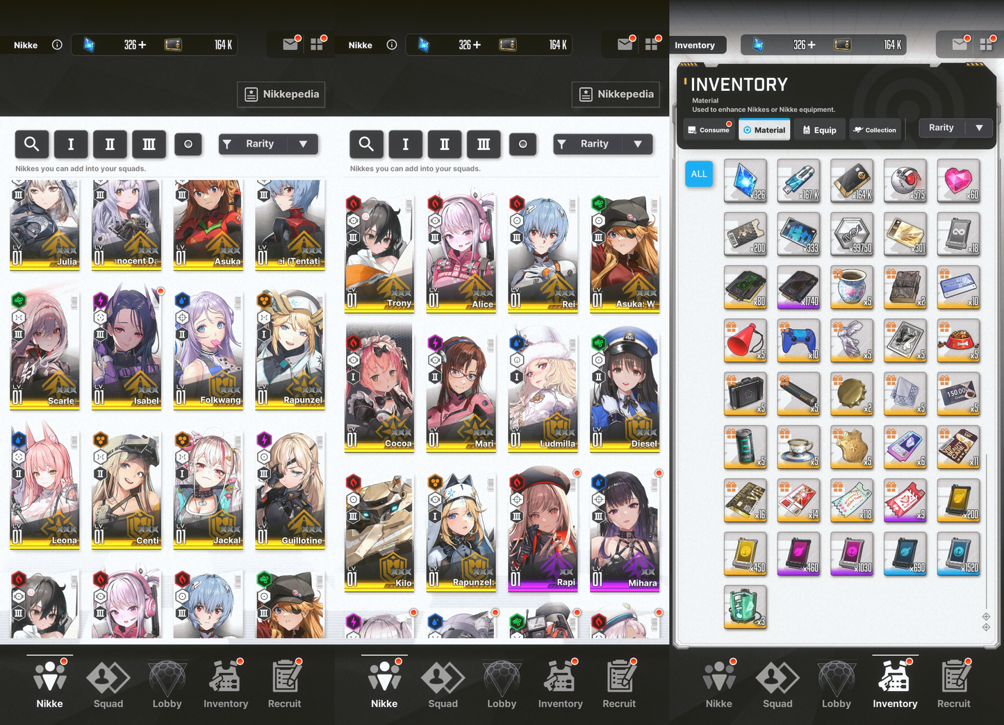[GLOBAL][INSTANT] MLB 4X MLB Asuka Wille Rei Mari + Skins GODDESS OF VICTORY NIKKE EVANGELION starter account (see options)-Mobile Games Starter