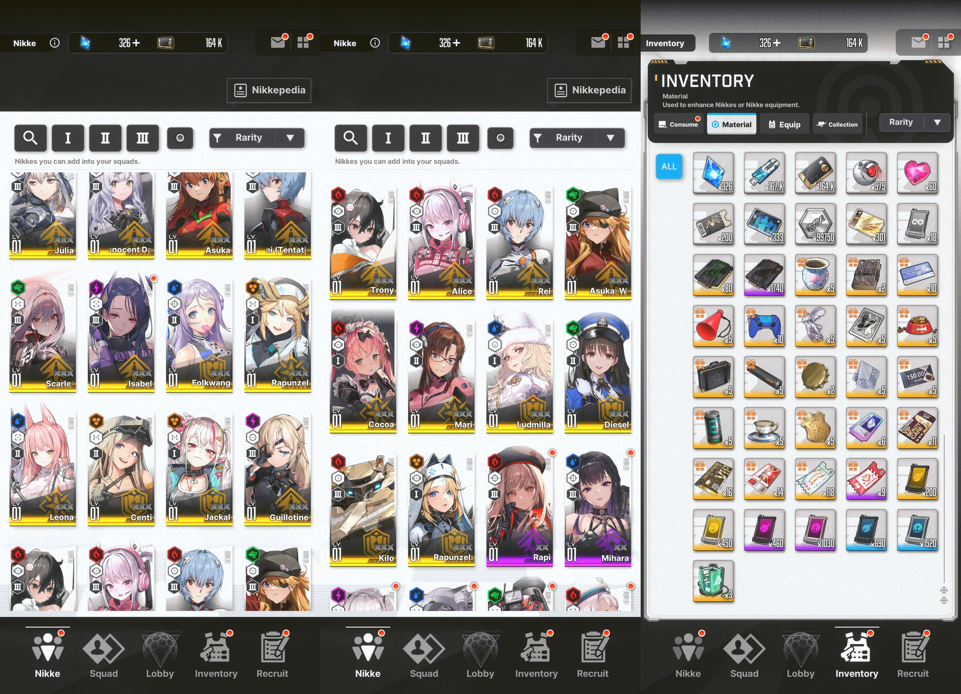 [GLOBAL][INSTANT] MLB 4X MLB Asuka Wille Rei Mari + Skins GODDESS OF VICTORY NIKKE EVANGELION starter account (see options)-Mobile Games Starter