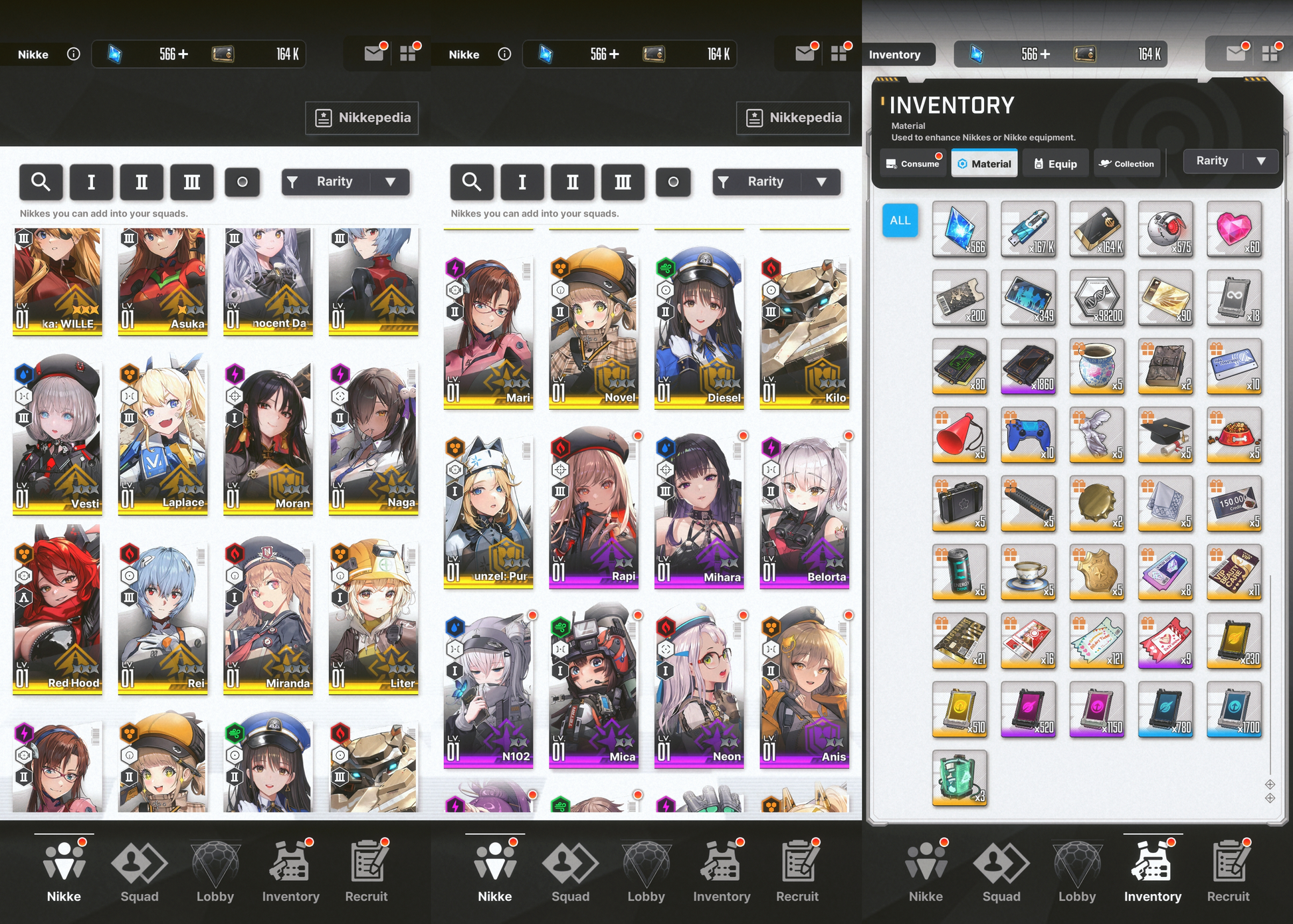 [GLOBAL][INSTANT] MLB 4X MLB Asuka Wille Rei Mari + Skins GODDESS OF VICTORY NIKKE EVANGELION starter account (see options)-Mobile Games Starter