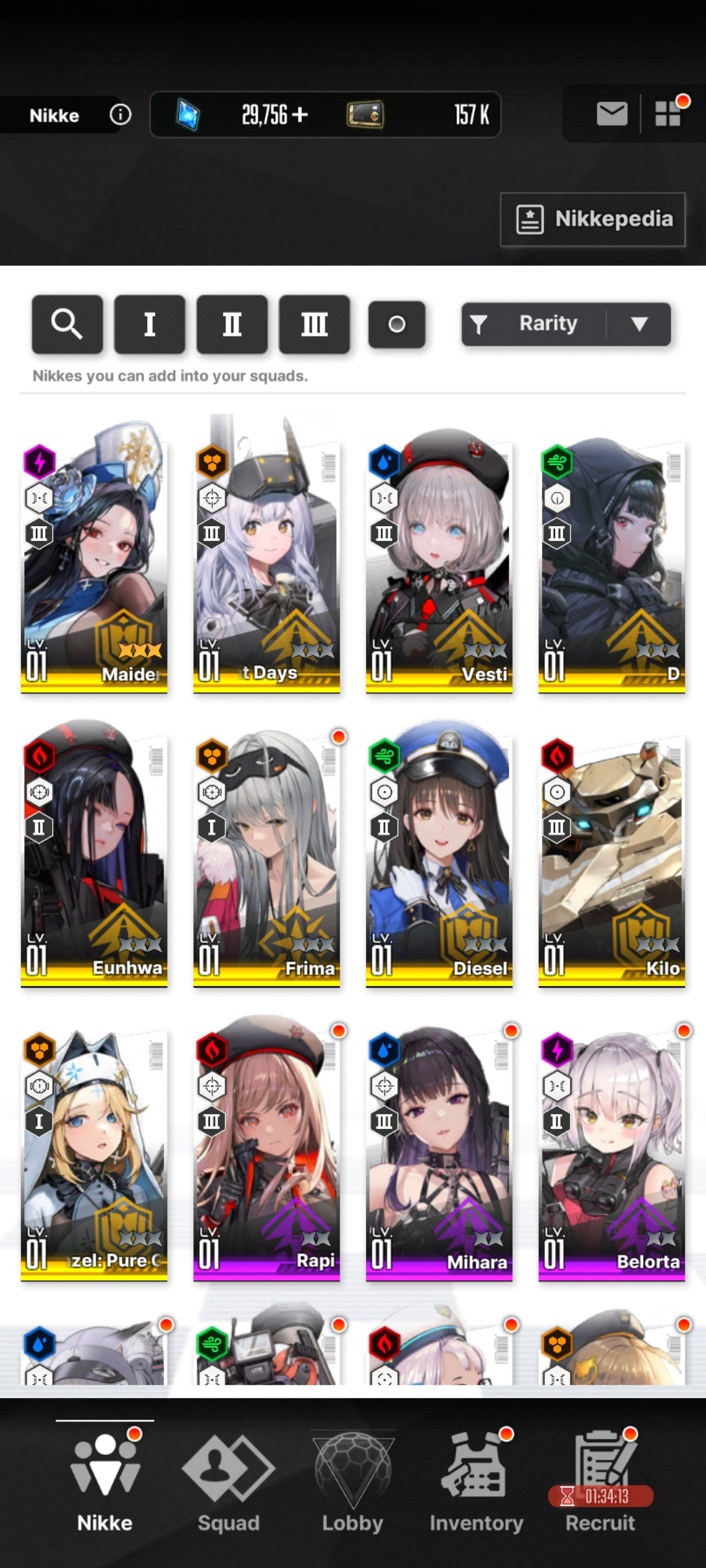 [GLOBAL][INSTANT] MLB 4X MLB Maiden: Ice Rose + 4X MLB Guillotine: Winter Slayer GODDESS OF VICTORY NIKKE starter account (see options)-Mobile Games Starter