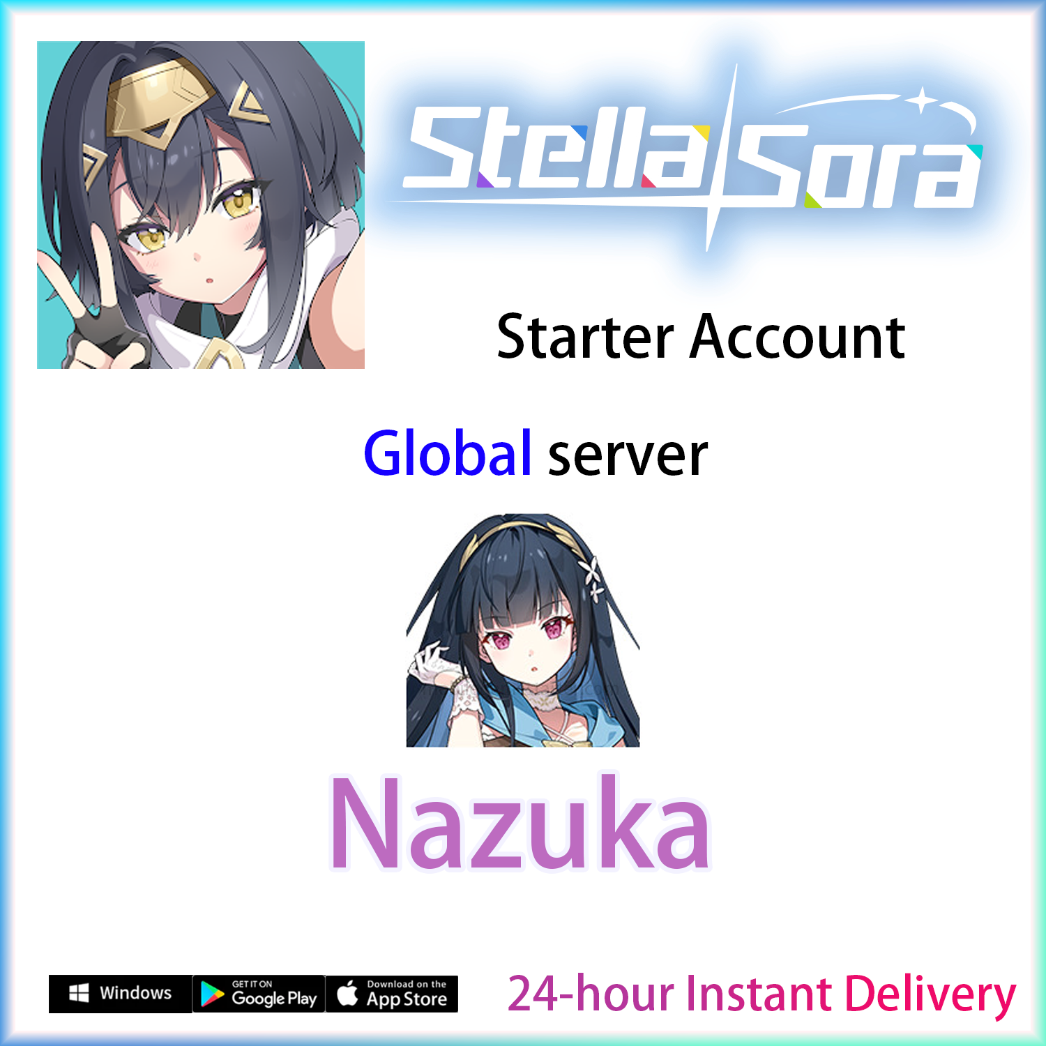 [GLOBAL][INSTANT] Nazuka / Signature | Stella Sora Starter Account (see options)-Mobile Games Starter