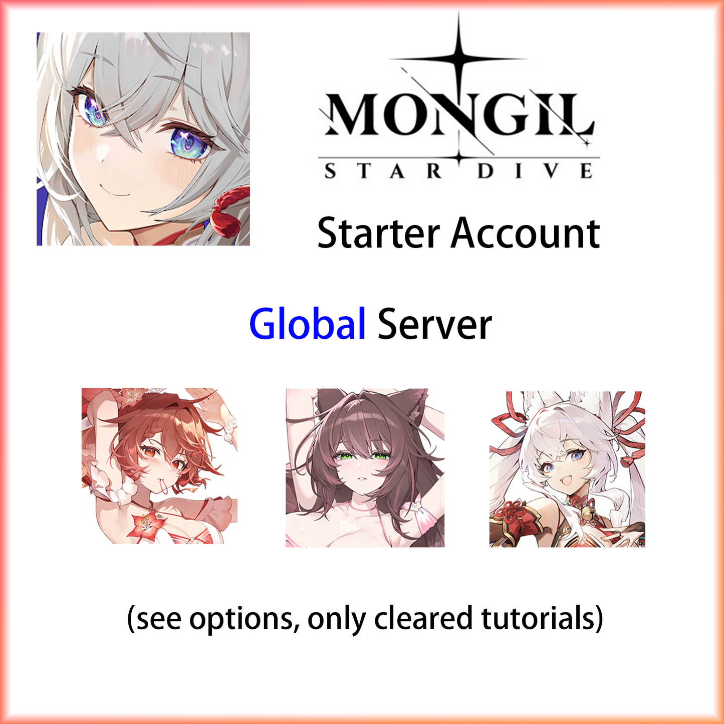 [GLOBAL][INSTANT] Summer Verna + others | MONGIL: STAR DIVE Starter Account (see options)-Mobile Games Starter