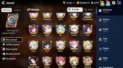 [Global][INSTANT]Epic 7 Seven Amid Remnant Violet Angel of Light Angelica + Name Starter Account-Mobile Games Starter