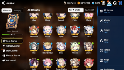 [Global][INSTANT]Epic 7 Seven Benimaru Closer Charles +Name Starter Account-Mobile Games Starter