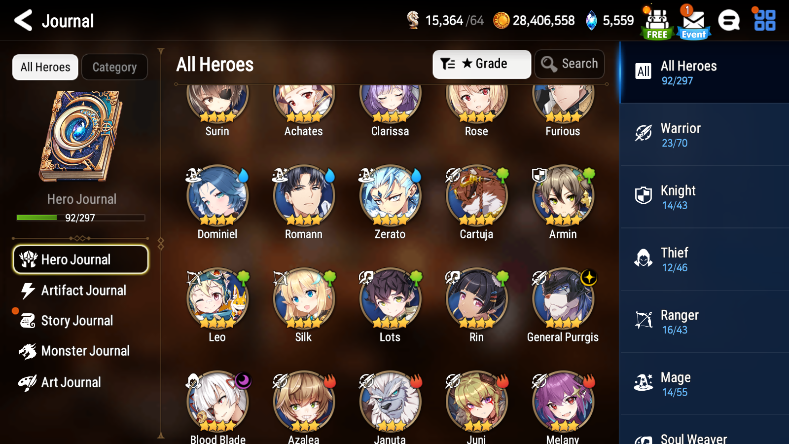 [Global][INSTANT]Epic 7 Seven Judge Kise Blood Blade Karin + Name Starter Account-Mobile Games Starter