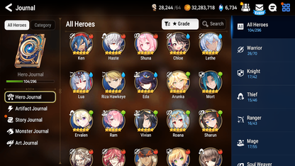 [Global][INSTANT]Epic 7 Seven Lethe Angel of Light Angelica+ Name Starter Account-Mobile Games Starter