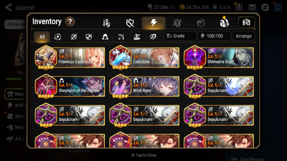 [Global][INSTANT]Epic 7 Seven Lone Crescent Bellona Angel of Light Angelica+ Name Starter Account-Mobile Games Starter