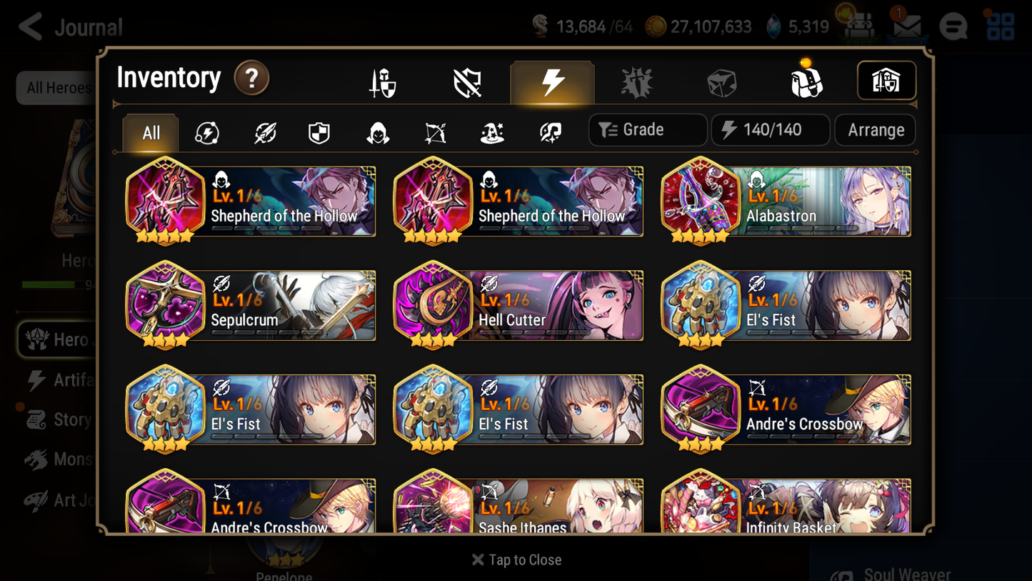 [Global][INSTANT]Epic 7 Seven Martial Artist Ken Tamarinne + Name Starter Account-Mobile Games Starter