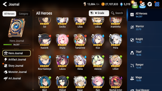 [Global][INSTANT]Epic 7 Seven Martial Artist Ken Tamarinne + Name Starter Account-Mobile Games Starter