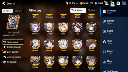 [Global][INSTANT]Epic 7 Seven Remnant Violet Ae-NingNing Tamarinne + Name Starter Account-Mobile Games Starter