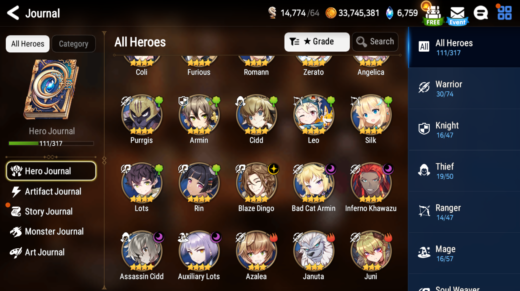 [Global][INSTANT]Epic 7 Seven Rimuru Ambitious Tywin + Name Starter Account-Mobile Games Starter